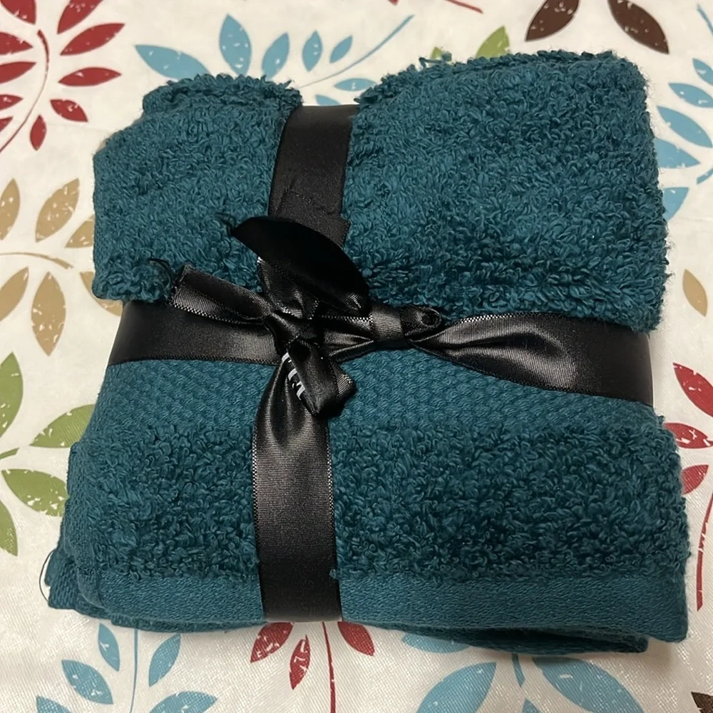 Brand New: Wrapped Plush and Soft, Bath Face Cloths, 5/Pack; 10 Combo Package